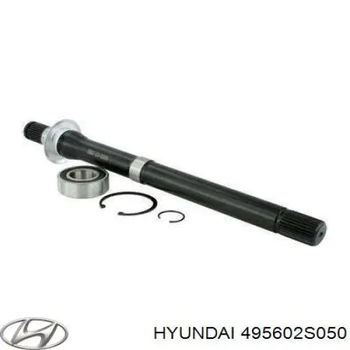 495602S050 Hyundai/Kia semieje de transmisión intermedio