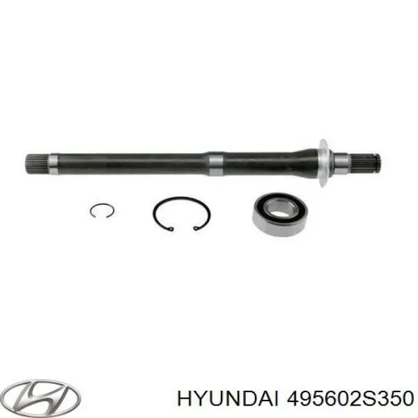 Comprar 495602S350 Hyundai/Kia Eje intermedio de transmisión