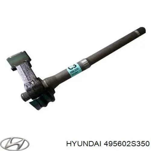 Eje intermedio de transmisión 495602S350 Hyundai/Kia