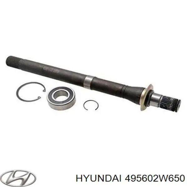 Eje intermedio de transmisión Hyundai/Kia 495602W650 precio, desde 86,85 EUR