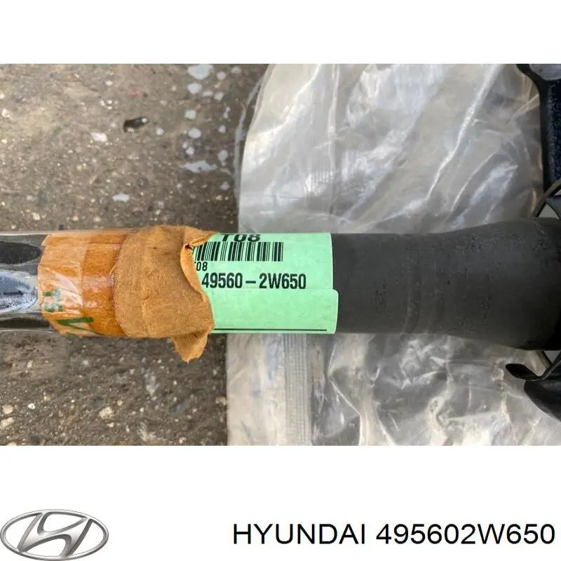 495602W650 Hyundai/Kia Árbol de transmisión intermedio