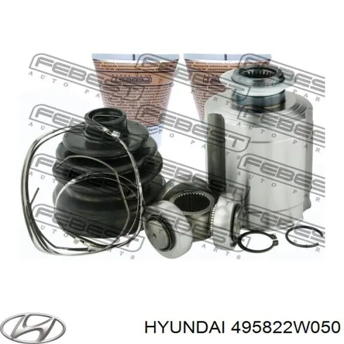 495822W050 Hyundai/Kia junta homocinética interior delantera derecha