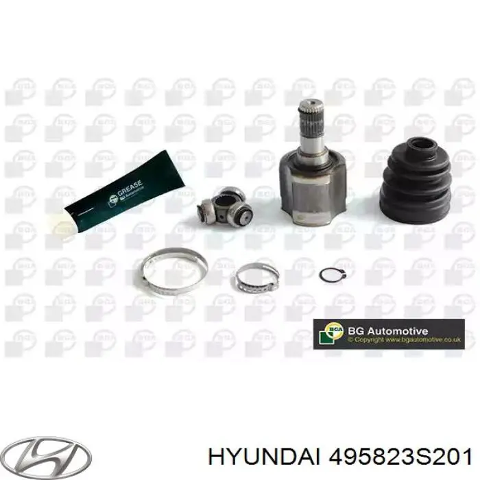 Junta homocinética interna delantera 495823S201 Hyundai/Kia