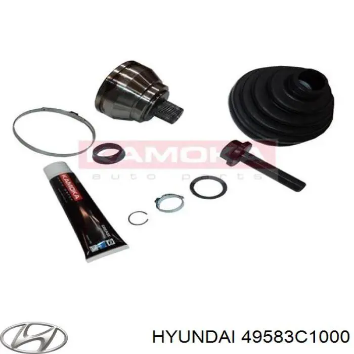 Fuelle de semieje delantero interior 49583C1000 Hyundai/Kia