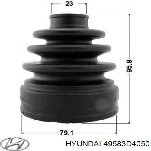 Fuelle, junta homocinética interior derecha delantera Hyundai/Kia 49583D4050 precio, desde 6,76 EUR