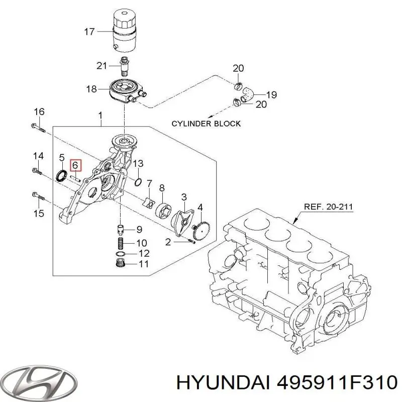 495911F310 Hyundai/Kia