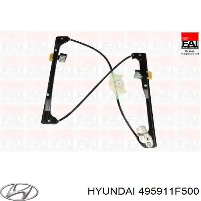 495911F500 Hyundai/Kia árbol de transmisión delantero derecho