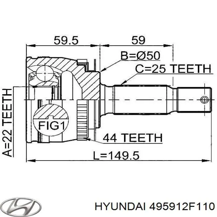 495912F110 Hyundai/Kia