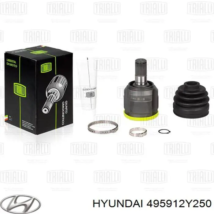 495912Y250 Hyundai/Kia árbol de transmisión delantero derecho