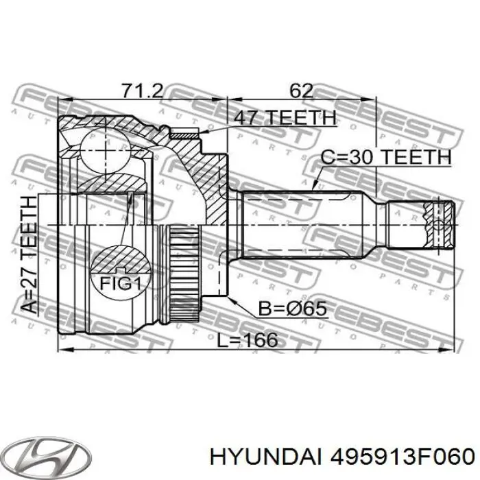 495913F060 Hyundai/Kia