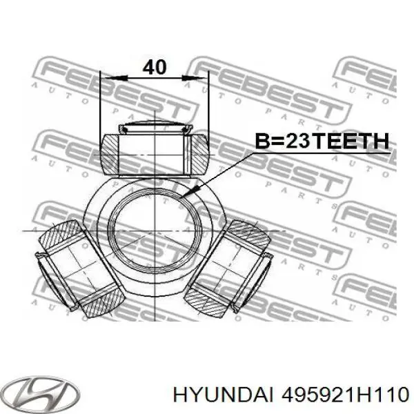Comprar 495921H110 Hyundai/Kia Junta homocinética interna delantera izquierda