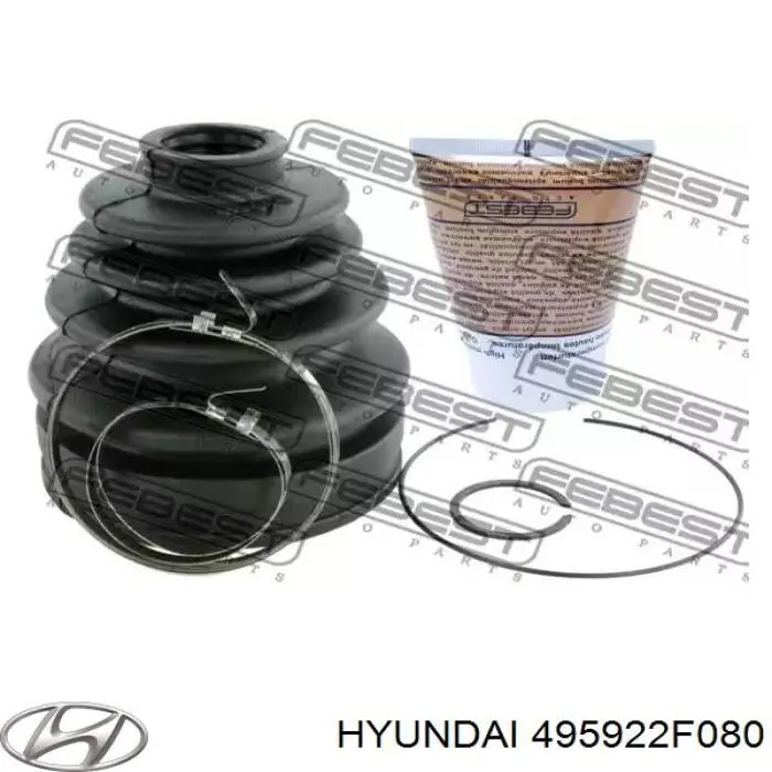 495922F080 Hyundai/Kia junta homocinética interior delantera izquierda