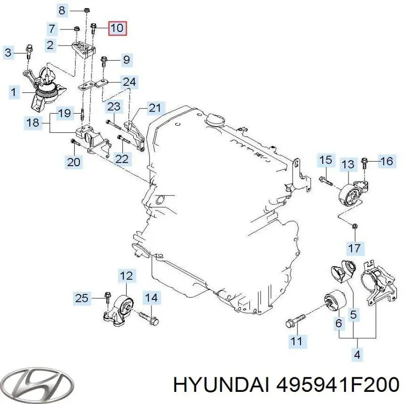 Fuelle, palier delantero exterior Hyundai/Kia 495941F200 precio, desde 7,52 EUR