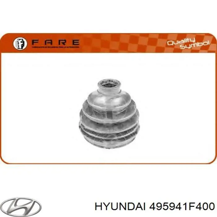 495941F400 Hyundai/Kia fuelle, árbol de transmisión delantero exterior