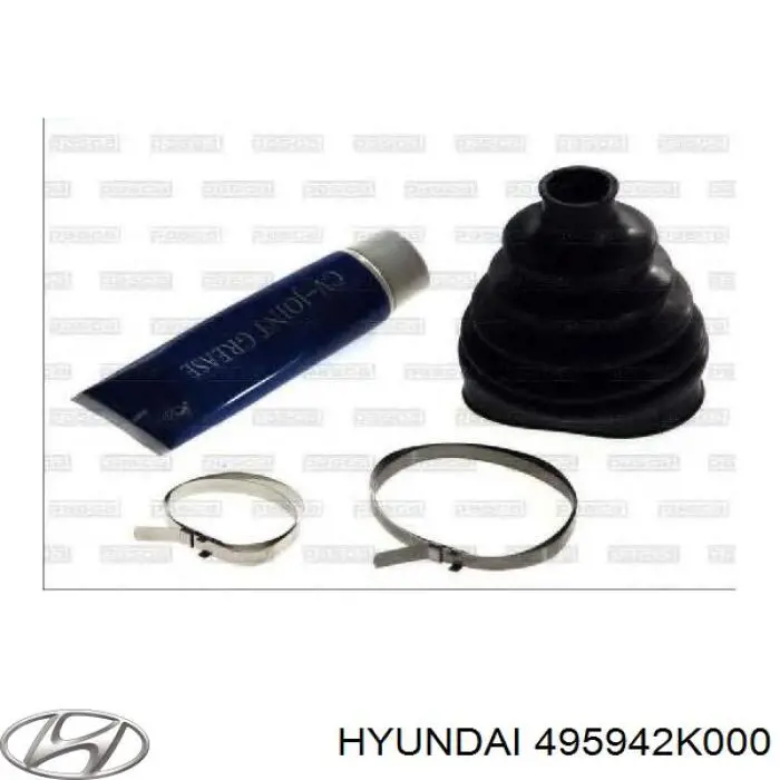 495942K000 Hyundai/Kia Fuelle transmisión delantero exterior