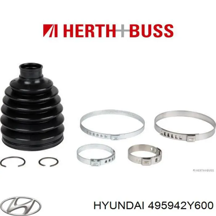495942Y600 Hyundai/Kia fuelle, árbol de transmisión trasero exterior