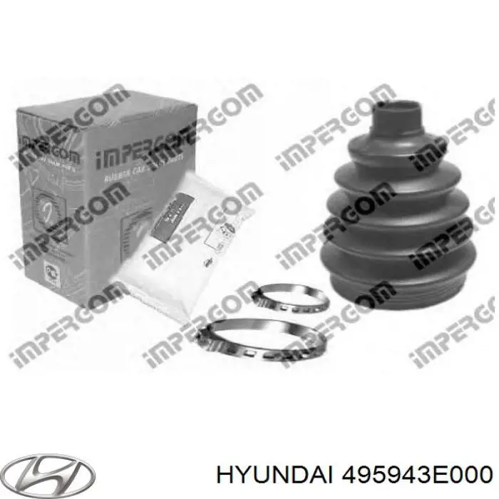 Fuelle de palier delantero exterior 495943E000 Hyundai/Kia