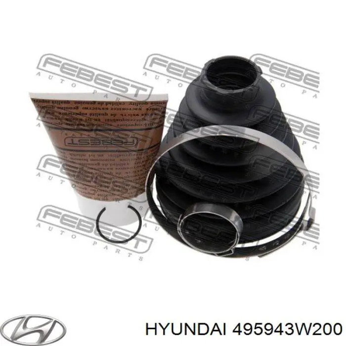 Fuelle, palier delantero exterior Hyundai/Kia 495943W200 precio, desde 14,91 EUR