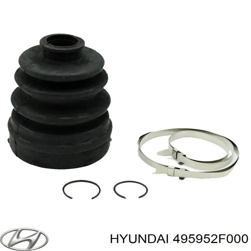 495952F000 Hyundai/Kia fuelle, árbol de transmisión delantero interior