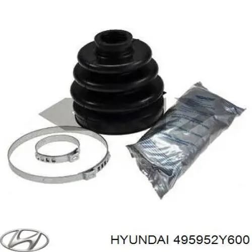 495952Y600 Hyundai/Kia fuelle, árbol de transmisión trasero interior