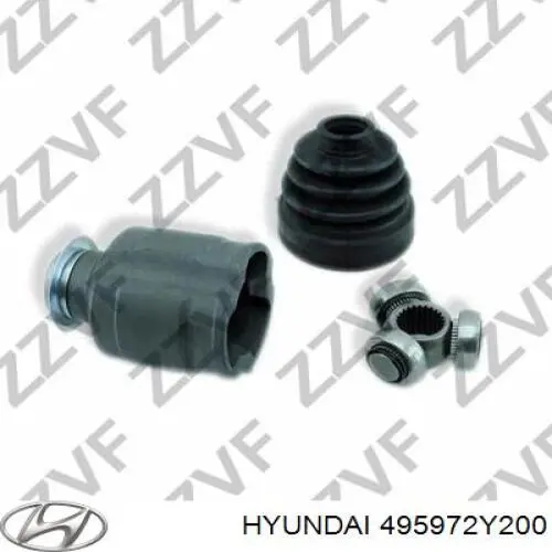 Junta homocinética interna delantera derecha 495972Y200 Hyundai/Kia