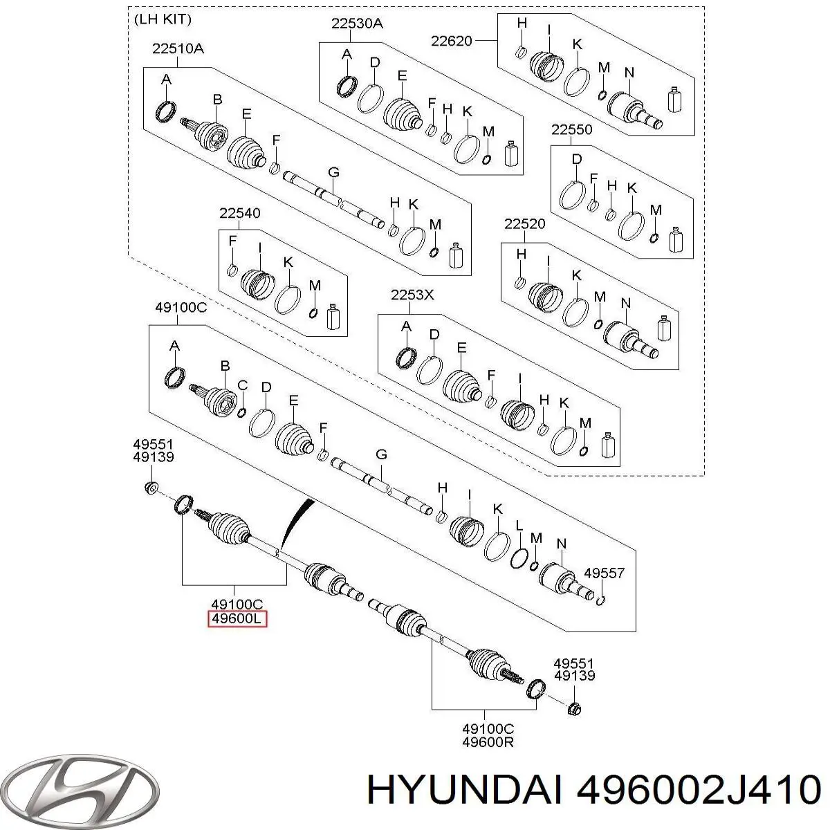 496002J410 Hyundai/Kia