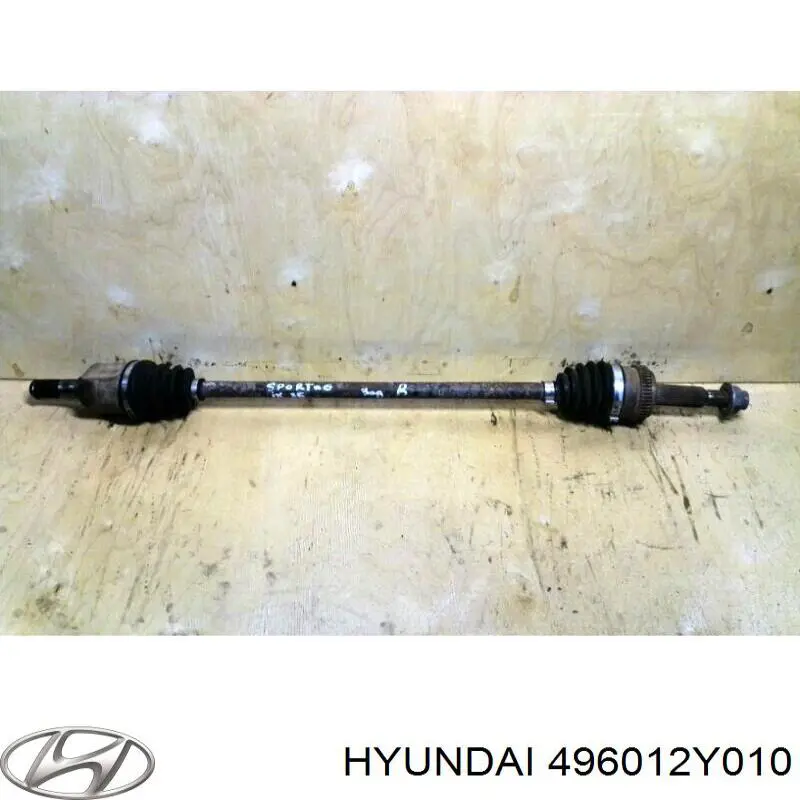 496012Y010 Hyundai/Kia árbol de transmisión trasero derecho