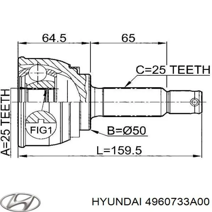 4960733A00 Hyundai/Kia