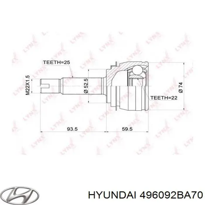 Juego de fuelles de junta homocinética delantera Hyundai/Kia 496092BA70 precio, desde 62,03 EUR