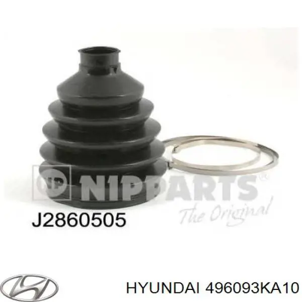 496093KA10 Hyundai/Kia fuelle, árbol de transmisión exterior derecho