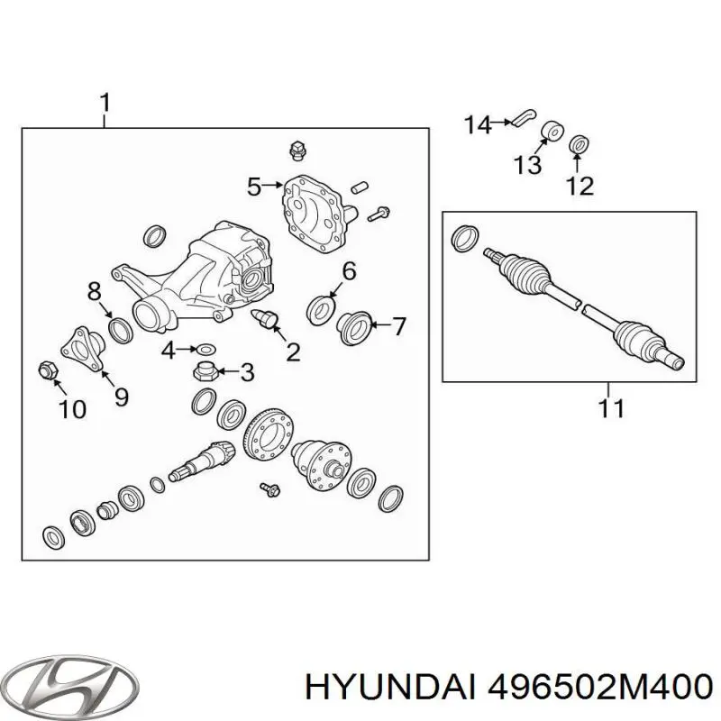 496502M400 Hyundai/Kia