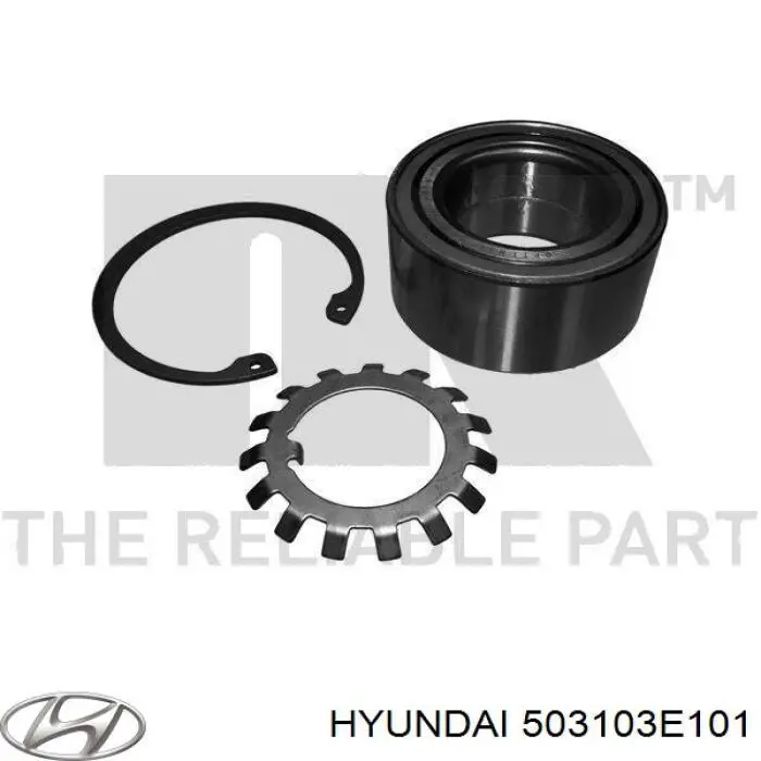 503103E101 Hyundai/Kia Rodamientos de rueda delantero