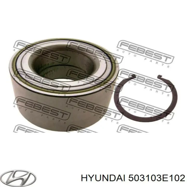 Cojinete de rueda delantero 503103E102 Hyundai/Kia