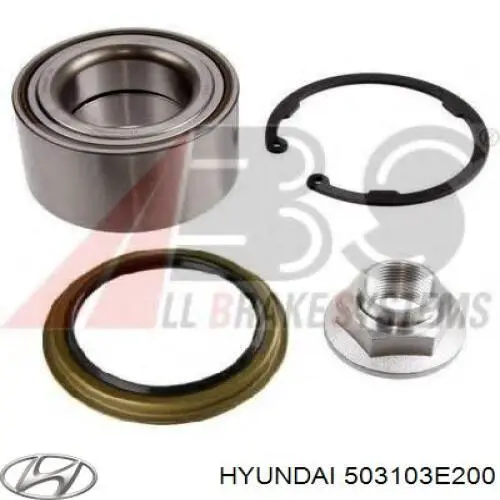 503103E200 Hyundai/Kia cojinete de rueda delantero