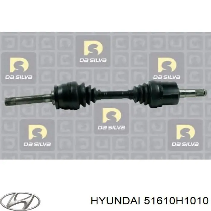 51610H1010 Hyundai/Kia árbol de transmisión delantero izquierdo