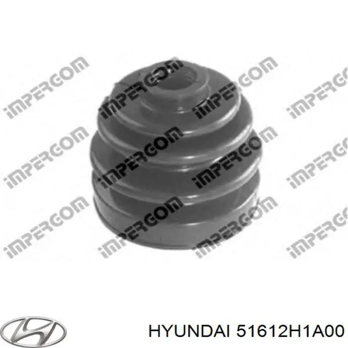 51612H1A00 Hyundai/Kia fuelle, árbol de transmisión delantero interior