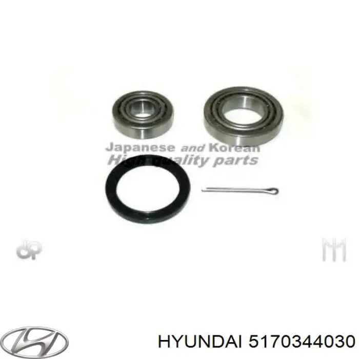 5170344030 Hyundai/Kia cojinete de rueda delantero