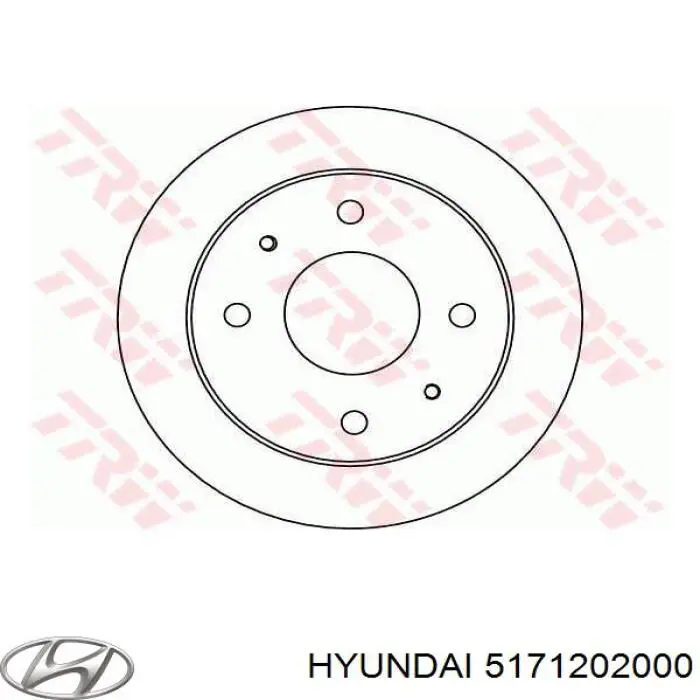 Comprar 5171202000 Hyundai/Kia Freno de disco delantero