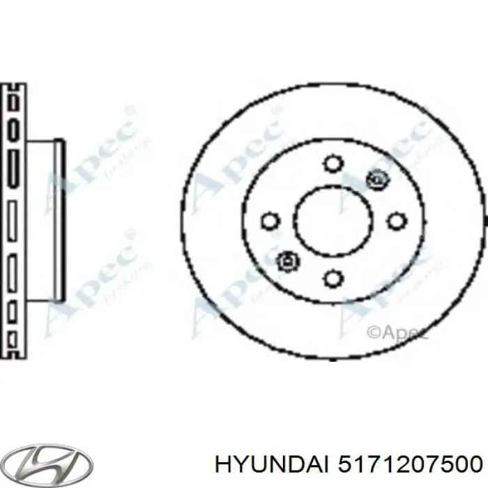 Frenos delanteros Hyundai/Kia 5171207500 precio, desde 31,68 EUR