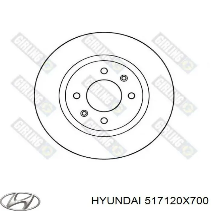 517120X700 Hyundai/Kia Discos