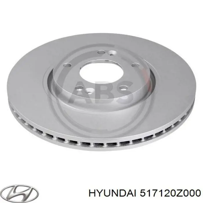 Disco de freno 517120Z000 Hyundai/Kia