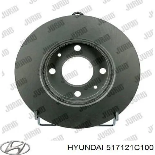 51712-1C100 Hyundai/Kia disco de freno delantero