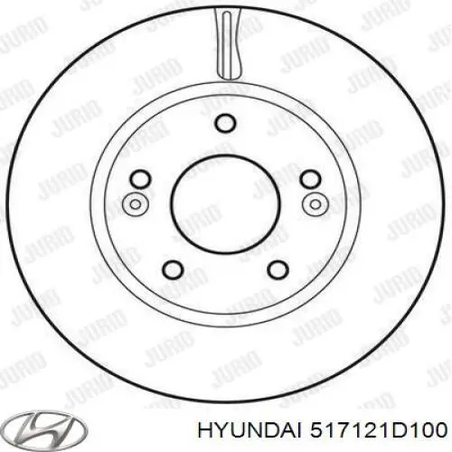 517121D100 Hyundai/Kia Discos