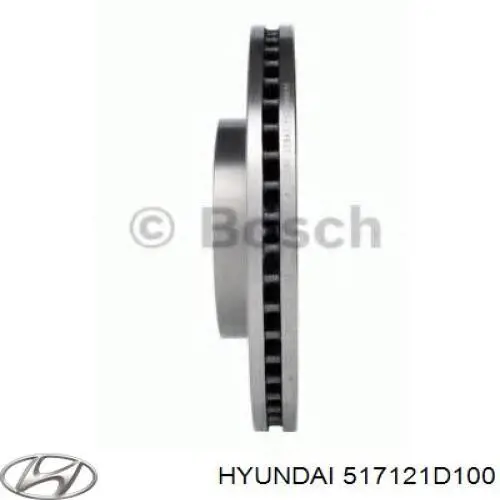 Comprar 517121D100 Hyundai/Kia Freno de disco delantero
