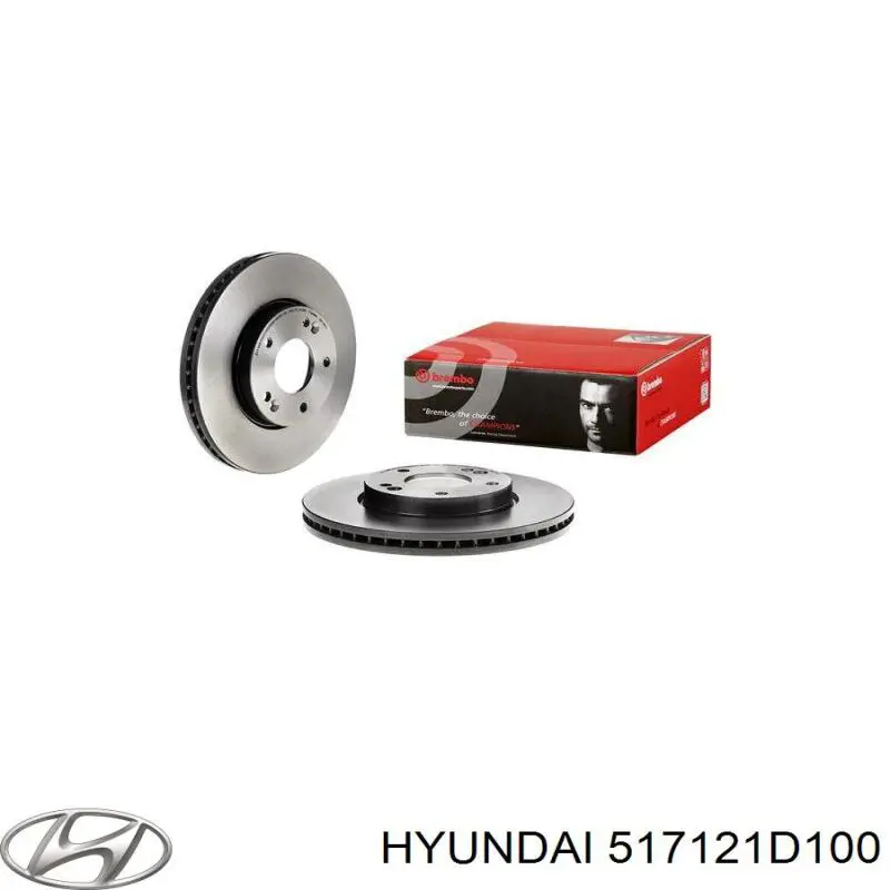 Comprar 517121D100 Hyundai/Kia Freno de disco delantero