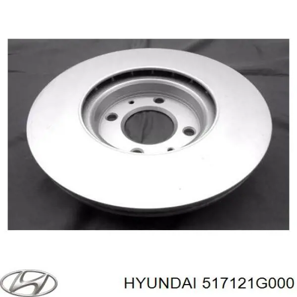 517121G000 Hyundai/Kia disco de freno delantero
