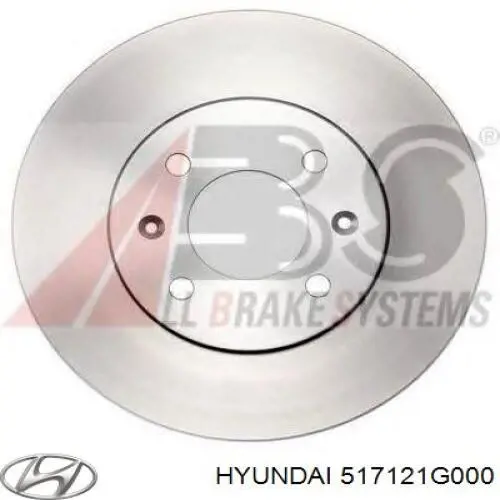 Frenos delanteros Hyundai/Kia 517121G000 precio, desde 29,10 EUR