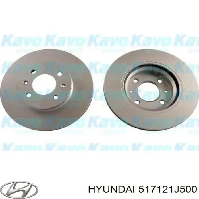 Disco de freno 517121J500 Hyundai/Kia