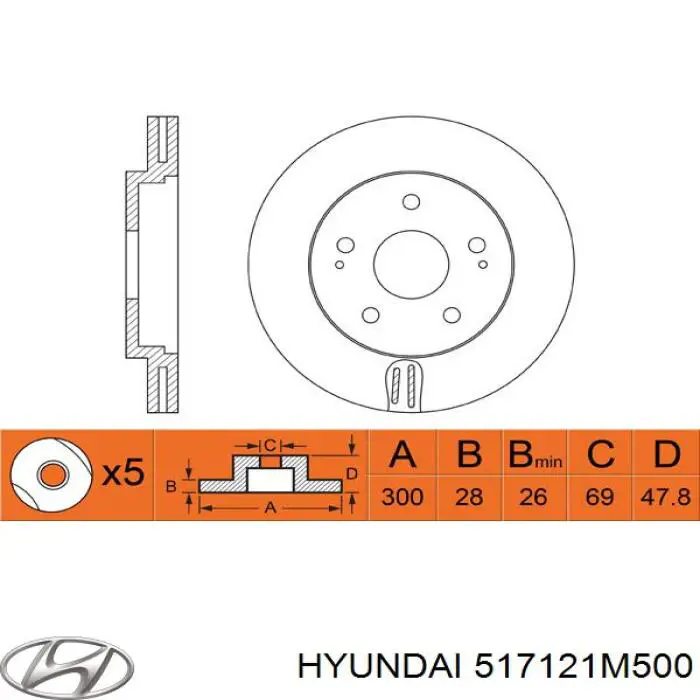 Frenos delanteros Hyundai/Kia 517121M500 precio, desde 47,89 EUR