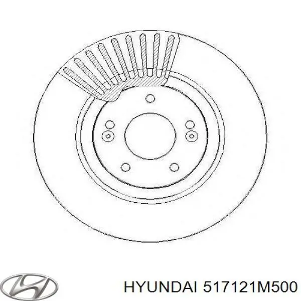 Comprar 517121M500 Hyundai/Kia Freno de disco delantero